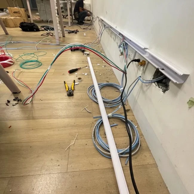 巨將通訊工程行- 台南監視器安裝維修|台南OA辦公家具配線|高雄門禁系統|台南門禁系統-OA前置作業配線拉線-33